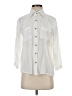 Sim & Sam 100% Rayon Ivory 3/4 Sleeve Button-Down Shirt Size S - photo 1