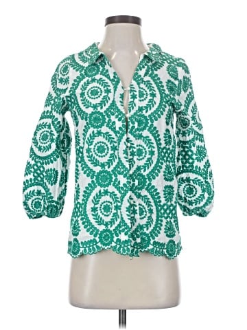 SundayUp 3/4 Sleeve Blouse (view 1)