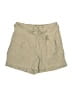 Only Solid Tan Khaki Shorts Size S - photo 1