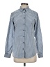 Chef Works Houndstooth Blue Long Sleeve Blouse Size S - photo 1