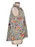 Chico's Ivory Sleeveless Button-Down Shirt Size Lg (2) - photo 4