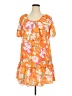 Unbranded Tropical Orange Casual Dress Size XXL - photo 1