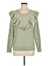 LC Lauren Conrad Tweed Green Pullover Sweater Size M - photo 1