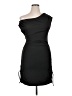 Musera Solid Black Cocktail Dress Size 0X - photo 1