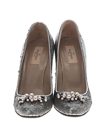 Valentino Garavani Sequin Heels (view 2)