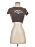 Garage Brown Short Sleeve Turtleneck Size XS - photo 1