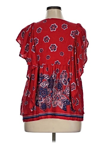 Vintage America Blues Short Sleeve Blouse (view 2)