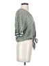 Max Studio 100% Rayon Green 3/4 Sleeve Blouse Size XS - photo 4