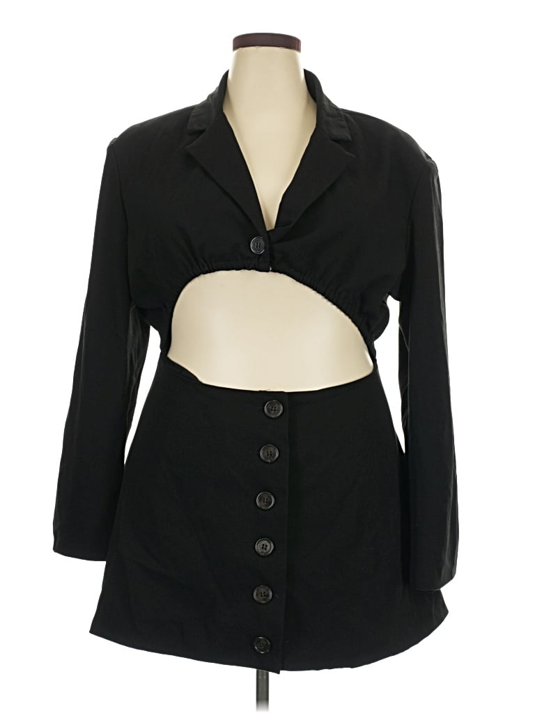 Pre-owned Danielle Bernstein Casual Dress In Black