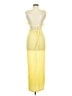 Unbranded 100% Polyester Yellow Cocktail Dress Size M - photo 2