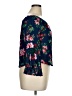 Ambiance 100% Rayon Blue 3/4 Sleeve Blouse Size 1X - photo 4
