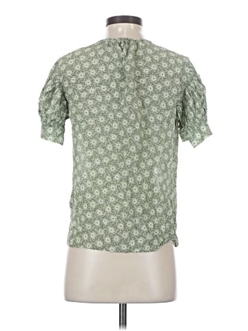 Rebecca Taylor Short Sleeve Silk Top (view 2)