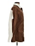Crescent Color Block Brown Long Sleeve Button-Down Shirt Size S - photo 4