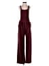 Earthbound Trading Co. Burgundy Jumpsuit Size XS - photo 1