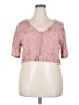 Unbranded Pink Short Sleeve Blouse Size XXL - photo 1