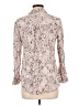 Candie's Animal Print Pink Long Sleeve Blouse Size L - photo 2