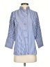 Gretchen Scott Designs Stripes Blue 3/4 Sleeve Blouse Size XS - photo 1