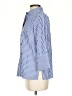 Gretchen Scott Designs Stripes Blue 3/4 Sleeve Blouse Size XS - photo 5