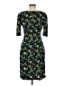Connected Apparel Print Teal Cocktail Dress Size 6 - photo 2