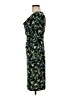 Connected Apparel Print Teal Cocktail Dress Size 6 - photo 5