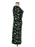 Connected Apparel Print Teal Cocktail Dress Size 6 - photo 4