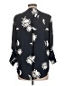 Simply Styled 100% Polyester Black 3/4 Sleeve Blouse Size L - photo 2