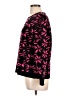 Anne Klein Floral Black Pullover Sweater Size L - photo 5