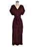 Whistles Polka Dots Burgundy Jumpsuit Size 6 - photo 1