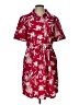 Halston Red Casual Dress Size L - photo 1