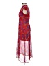 Cooperative 100% Rayon Floral Red Cocktail Dress Size 2 - photo 5