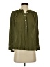 J.Crew 100% Modal Green Long Sleeve Blouse Size XS - photo 1