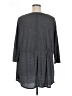 Pink Lotus Gray 3/4 Sleeve Top Size 1X - photo 2