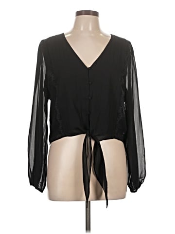 WAYF Long Sleeve Blouse (view 1)