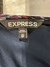Express 100% Polyester Print Purple Casual Dress Size XS - photo 7