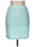 Culture Code Solid Teal Casual Skirt Size L - photo 1
