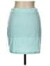 Culture Code Solid Teal Casual Skirt Size L - photo 2