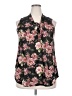 Siren Lily 100% Polyester Black Sleeveless Blouse Size 2X - photo 1