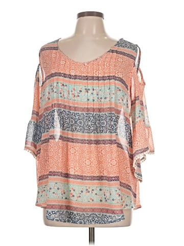 Style&Co 3/4 Sleeve Blouse (view 1)