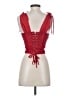 Lulus 100% Polyester Red Sleeveless Blouse Size S - photo 2