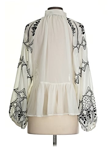 Anthropologie 3/4 Sleeve Blouse (view 2)
