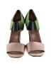 Prada Color Block Green Tan Sandals Size EU 38 - photo 2