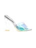 Mackin J Color Block White Yellow Sandals Size 7 - photo 1