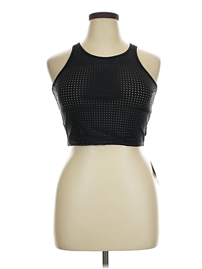 Pre-owned Fabletics Tank Top Black Halter Neckline Tops