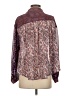 Free People 100% Polyester Paisley Purple Long Sleeve Blouse Size S - photo 2