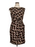 Evan Picone 100% Polyester Argyle Brown Cocktail Dress Size 14 - photo 1