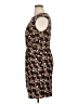 Evan Picone 100% Polyester Argyle Brown Cocktail Dress Size 14 - photo 5