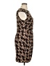 Evan Picone 100% Polyester Argyle Brown Cocktail Dress Size 14 - photo 4