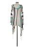 Goddis Teal White Poncho Size Sm - Med - photo 2