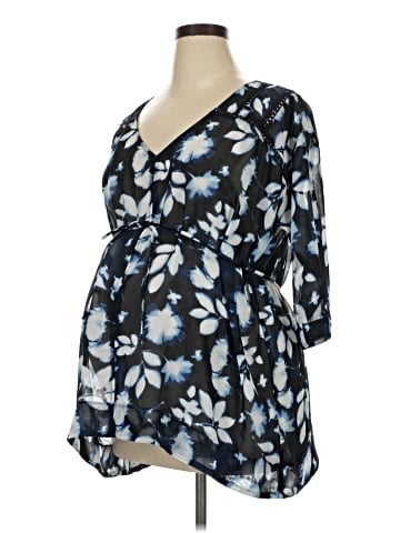 Motherhood 3/4 Sleeve Blouse (view 1)