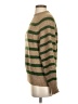 MNG Stripes Tan Pullover Sweater Size S - photo 5